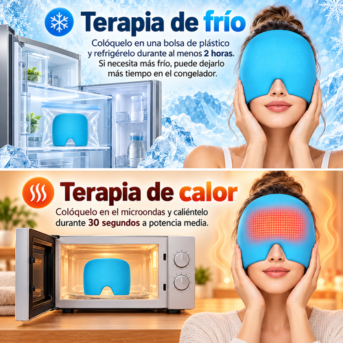 Gorro de gel frío y calor Vivecalma